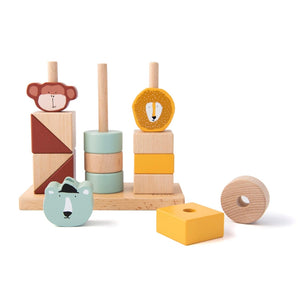 Wooden animal blocks stacker - My Little Thieves