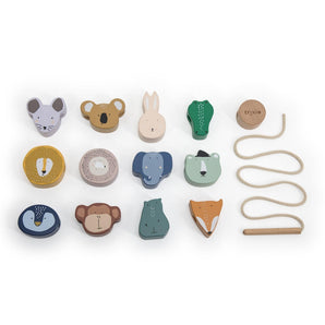 Wooden animal lacing beads - My Little Thieves