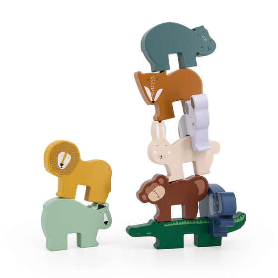 Wooden animal stacking game - My Little Thieves