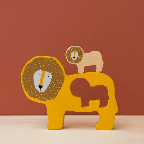 Wooden baby puzzle - Mr. Lion - My Little Thieves