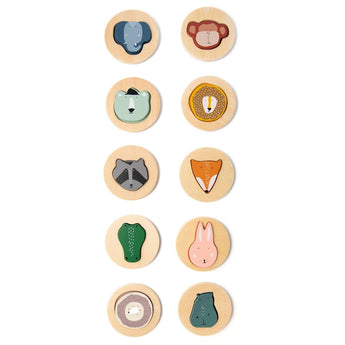 Wooden matching game - My Little Thieves