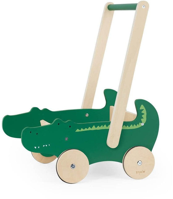 Wooden push along cart - Mr. Crocodile (NOT a walker) - My Little Thieves