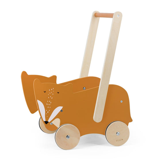 Wooden push along cart - Mr. Fox (NOT a walker) - My Little Thieves
