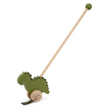 Wooden Push Along Toy - Dino and Rabbit - My Little Thieves
