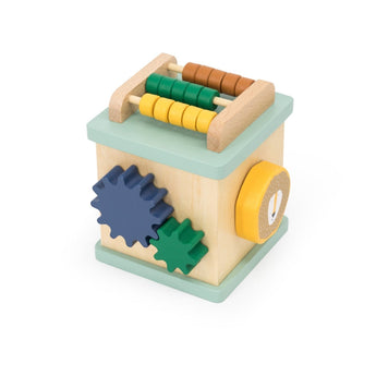 Wooden small activity cube - My Little Thieves