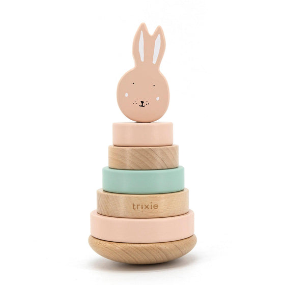 Wooden stacking toy - Mrs. Rabbit - My Little Thieves
