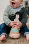 Wooden stacking toy - Mrs. Rabbit - My Little Thieves