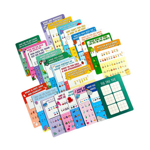 Word Search or Joke Decoder Activity Cards - Set of 24 - My Little Thieves