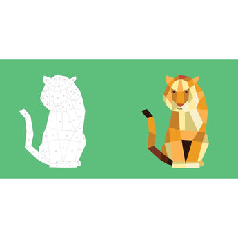 Workman Paint By Sticker Kids Zoo Animals | Sticker Art Activity Book - My Little Thieves