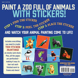 Workman Paint By Sticker Kids Zoo Animals | Sticker Art Activity Book - My Little Thieves