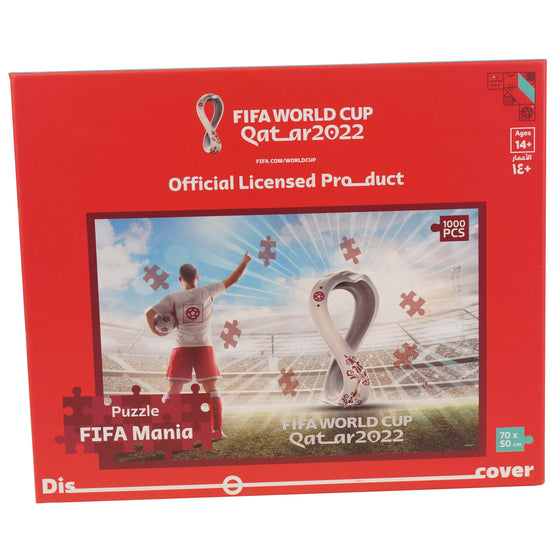 World Cup Qatar 2022 1000 official FIFA Themed Jigsaw Puzzle Frame Learning Educational Toys - My Little Thieves