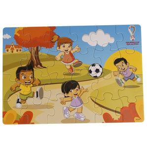 World Cup Qatar 2022 Football Soccer Jigsaw Puzzle for Kids Learning Educational Toy (25x17.5 cm) - My Little Thieves