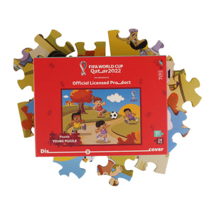 World Cup Qatar 2022 Football Soccer Jigsaw Puzzle for Kids Learning Educational Toy (25x17.5 cm) - My Little Thieves