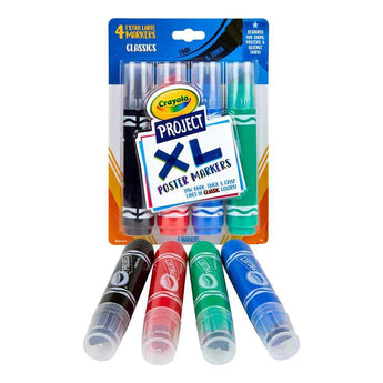 XL Poster Markers, Classic Colors, 4 Count - My Little Thieves