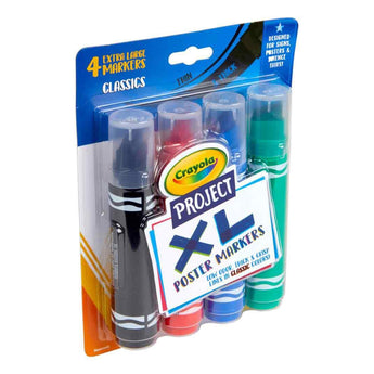 XL Poster Markers, Classic Colors, 4 Count - My Little Thieves