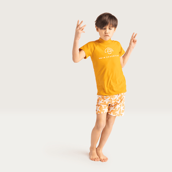 Yellow UV Rashguard short sleeve - My Little Thieves