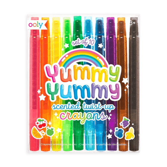 Yummy Yummy Scented Twist Up Crayons - Set of 10 - My Little Thieves