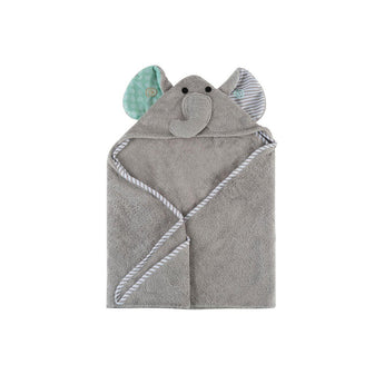Zoocchini Baby Hooded Towel | Cotton Terry Absorbent Bath Wrap - My Little Thieves