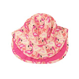 Zoocchini Flamingo Cape Sun Hat Upf 50+ | Kids Uv Protection Hat - My Little Thieves