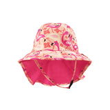 Zoocchini Flamingo Cape Sun Hat Upf 50+ | Kids Uv Protection Hat - My Little Thieves