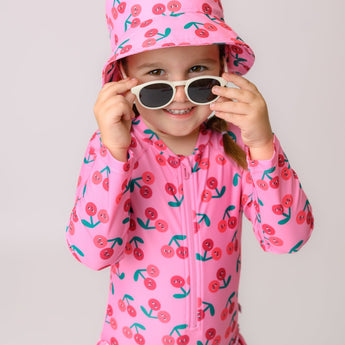 Zoocchini Girls Long Sleeve Swimsuit | Upf 50+ Sun Protection - My Little Thieves