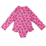 Zoocchini Girls Long Sleeve Swimsuit | Upf 50+ Sun Protection - My Little Thieves