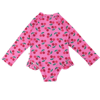 Zoocchini Girls Long Sleeve Swimsuit | Upf 50+ Sun Protection - My Little Thieves