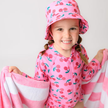 Zoocchini Girls Long Sleeve Swimsuit | Upf 50+ Sun Protection - My Little Thieves