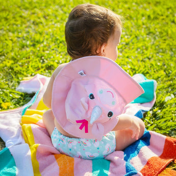 Zoocchini Reusable Swim Diaper & Sun Hat Set | Upf 50+ Baby Swimwear - My Little Thieves