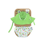 Zoocchini Reusable Swim Diaper & Sun Hat Set | Upf 50+ Baby Swimwear - My Little Thieves