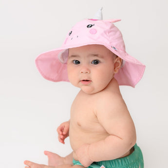 Zoocchini Reusable Swim Diaper & Sun Hat Set | Upf 50+ Baby Swimwear - My Little Thieves