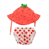 Zoocchini Reusable Swim Diaper & Sun Hat Set | Upf 50+ Baby Swimwear - My Little Thieves