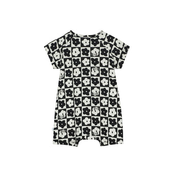 Beau Loves Club Black Short Sleeve Romper | Romper Baby