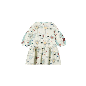 Beau Loves Natural Hearts & Masks Lines Luna Dress | Aw23