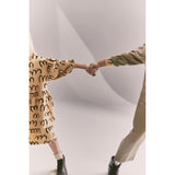 Beau Loves Sand Scribble Gathering Dress | Aw22