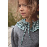 Bonheur Dujour Green Collar Removable Flounced Checks | Fashion Accessories