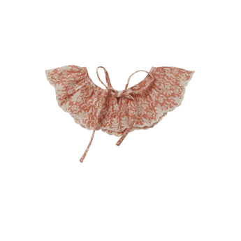 Bonheur Dujour Lotus Flower Print Flounced Collar Removable | Collar