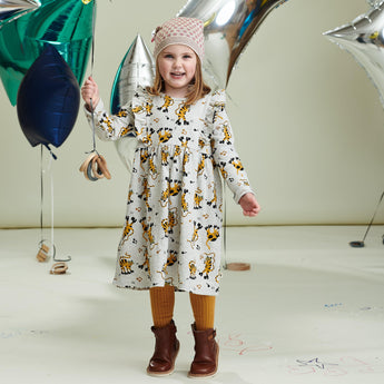 The Bonnie Mob Candy Dress With Frill Shoulder Cats | Dresses