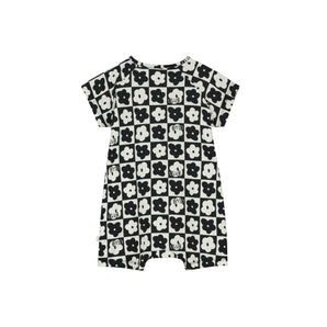 Beau Loves Club Black Short Sleeve Romper | Romper Baby
