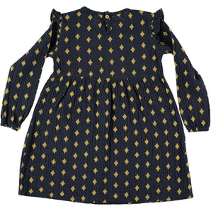 Piknic Barcelona Dress Olympe Rhombus Nit | Black