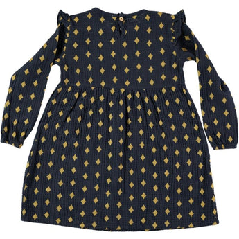 Piknic Barcelona Dress Olympe Rhombus Nit | Black