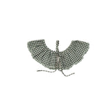 Bonheur Dujour Green Collar Removable Flounced Checks | Fashion Accessories