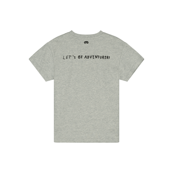 Beau Loves Grey Melange Smile T Shirt | Beau Loves