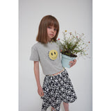 Beau Loves Grey Melange Smile T Shirt | Beau Loves