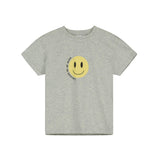 Beau Loves Grey Melange Smile T Shirt | Beau Loves