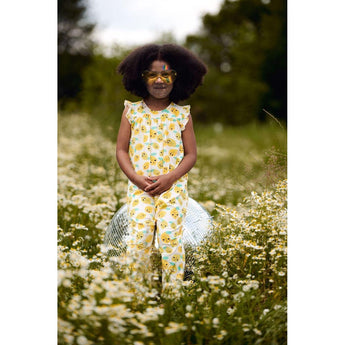 The Bonnie Mob Lemon Frill Sleeve Jumpsuit | The Bonnie Mob