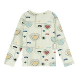 Beau Loves Natural Hearts & Masks Lines Long Sleeve Shirt | Aw23