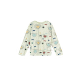 Beau Loves Natural Hearts & Masks Lines Long Sleeve Shirt | Aw23