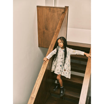 Beau Loves Natural Hearts & Masks Lines Luna Dress | Aw23