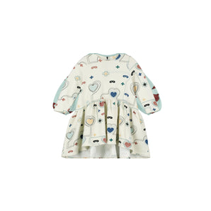 Beau Loves Natural Hearts & Masks Lines Luna Dress | Aw23